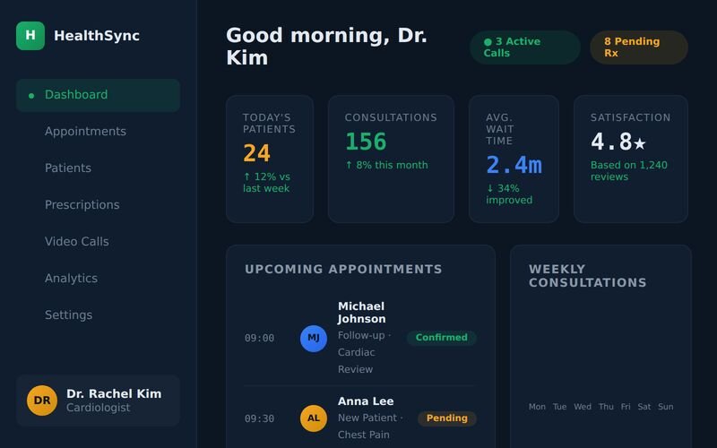 HealthSync — Telemedicine